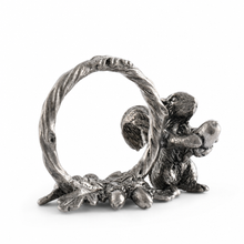 Pewter Squirrel Branch Napkin Ring