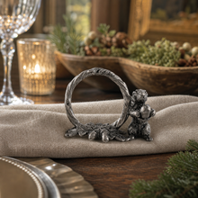 Pewter Squirrel Branch Napkin Ring