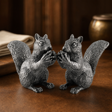 Pewter Squirrels Salt & Pepper Set