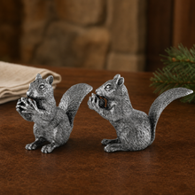Pewter Squirrels Salt & Pepper Set