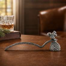 Pewter Squirrel Candle Snuffer