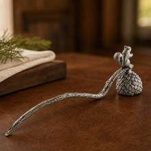 Pewter Squirrel Candle Snuffer