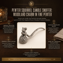 Pewter Squirrel Candle Snuffer