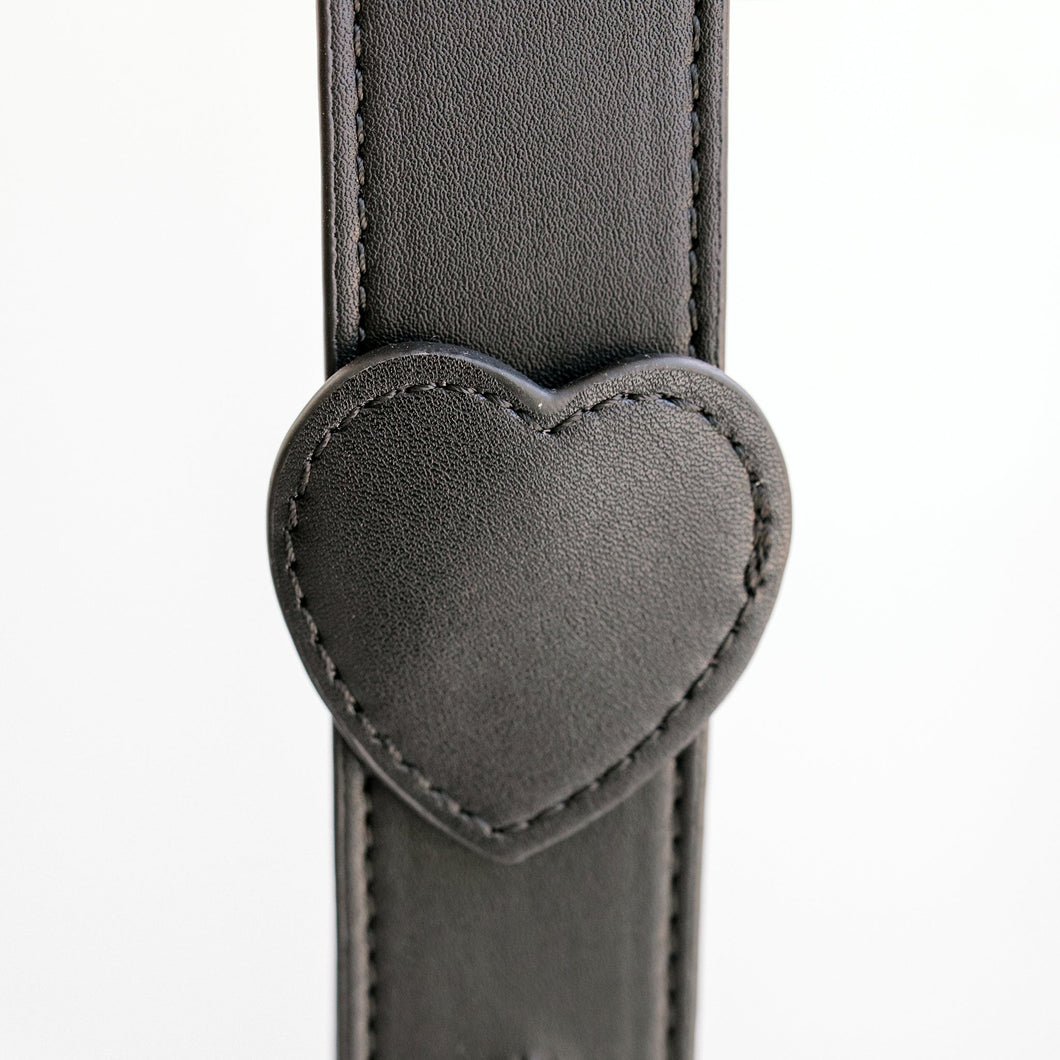Two Hearts Strap-Black