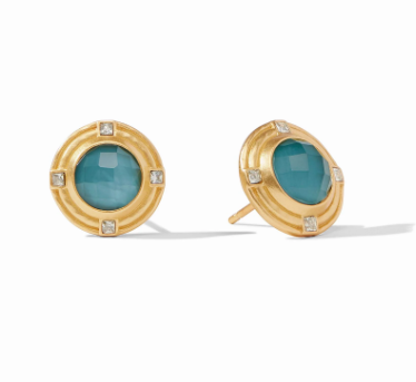 Julie Vos Astor Stone Stud Earring