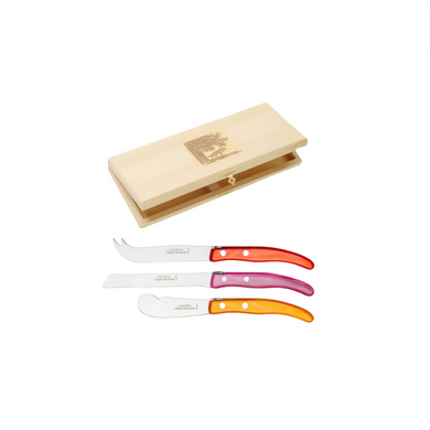 3 Piece Berlingot Cheese Knife Set Collection