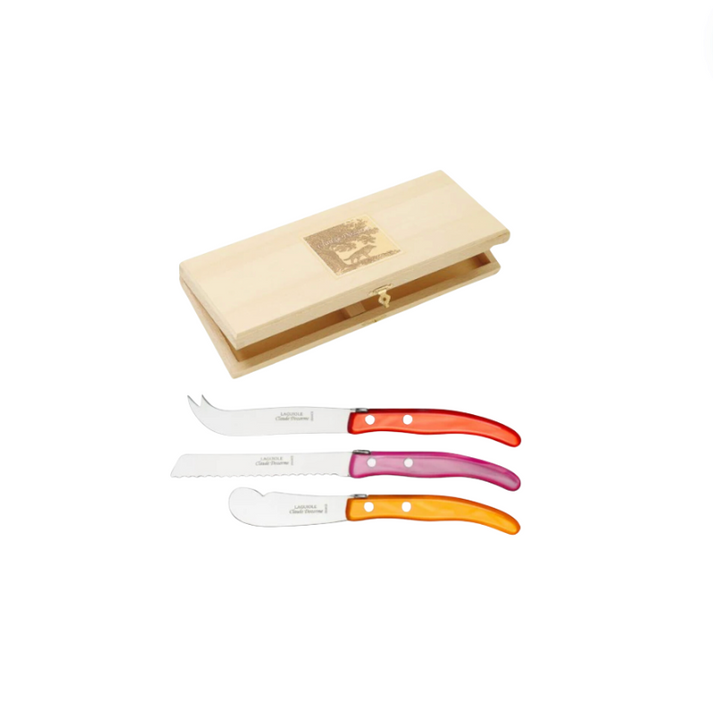 3 Piece Berlingot Cheese Knife Set Collection