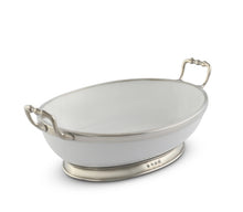 Oval Bowl Porcelain with Handles
