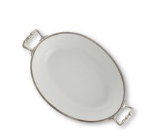 Oval Bowl Porcelain with Handles