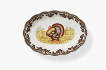 Woodland Turkey Oval Fluted Dish