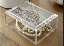 RECTANGULAR  BOX W/ 5x7 PHOTO FRAME LID