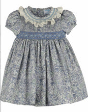 Blue Fall Bloom Smock Collection