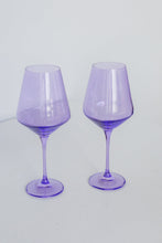 ESTELLE COLORED WINE STEMWARE COLLECTION - SET OF 2