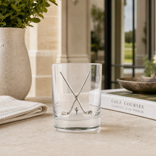 Golf Club Double Old Fashioned Glass