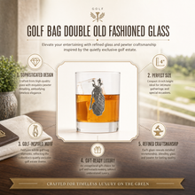 Golf Bag Double Old Fashioned Glass
