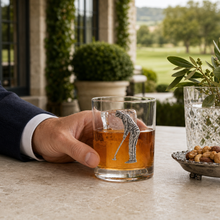 Golfer Double Old Fashioned Glass
