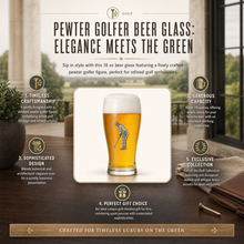 Golfer Beer Glass