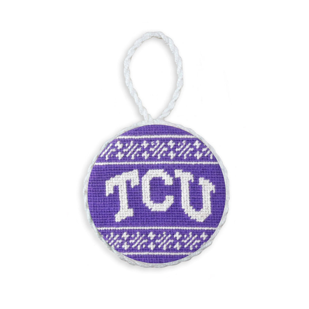 Needlepoint Ornament-TCU
