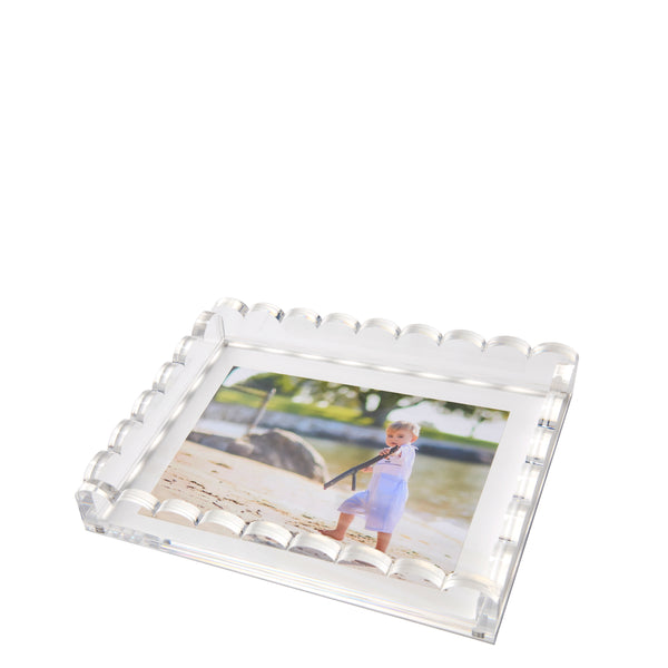 TRAY - SCALLOP - CLEAR PHOTO