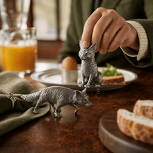 Pewter Foxes Salt & Pepper Set