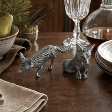 Pewter Foxes Salt & Pepper Set