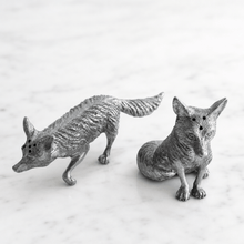 Pewter Foxes Salt & Pepper Set
