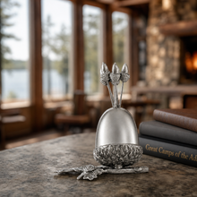 Pewter Acorn Cheese Pick Set