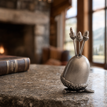 Pewter Acorn Cheese Pick Set