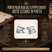 Pewter Polar Bear Salt & Pepper Shaker