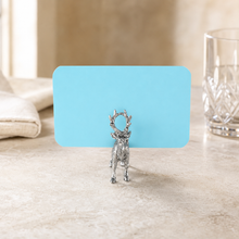 Pewter Deer Place Card Holder
