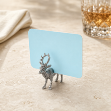 Pewter Deer Place Card Holder