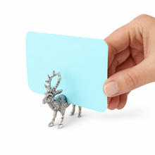 Pewter Deer Place Card Holder