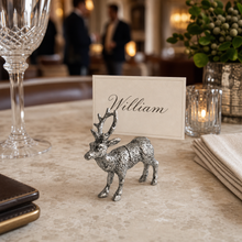 Pewter Deer Place Card Holder