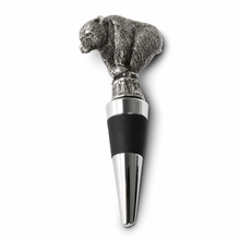 Pewter Bear Bottle Stopper
