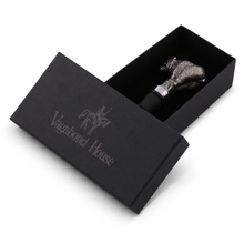 Pewter Bear Bottle Stopper