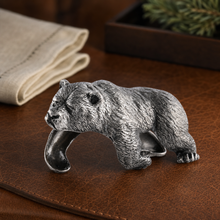 Pewter Sleeping Bear Napkin Ring