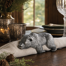 Pewter Sleeping Bear Napkin Ring