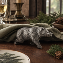 Pewter Sleeping Bear Napkin Ring