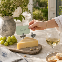 Pewter Honeybee Cheese Marker Set