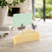 Pewter Honeybee Cheese Marker Set
