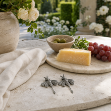 Pewter Honeybee Cheese Marker Set