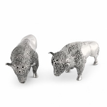 Pewter Bison Salt & Pepper Set