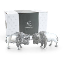 Pewter Bison Salt & Pepper Set