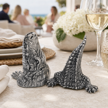 Pewter Alligator Salt & Pepper Set