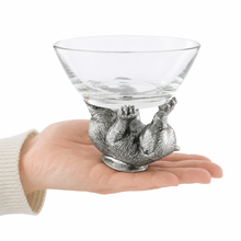 Pewter Bear Sauce Bowl