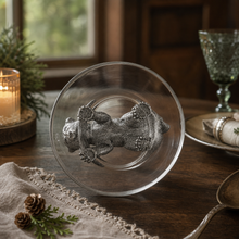 Pewter Bear Sauce Bowl