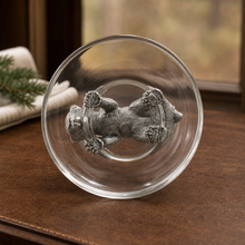 Pewter Bear Sauce Bowl