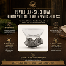 Pewter Bear Sauce Bowl