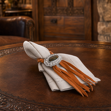 Concho Leather Napkin Ring