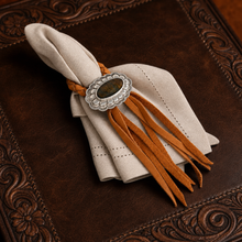 Concho Leather Napkin Ring